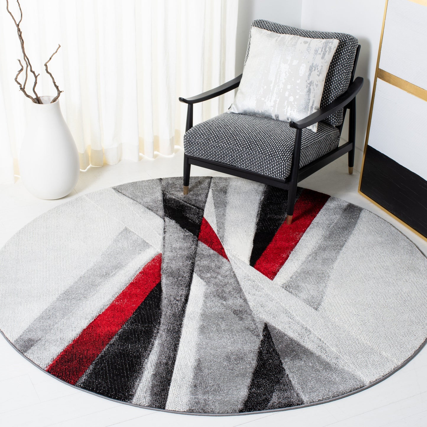 Tapis abstrait moderne du milieu du siècle SAFAVIEH Hollywood Takae