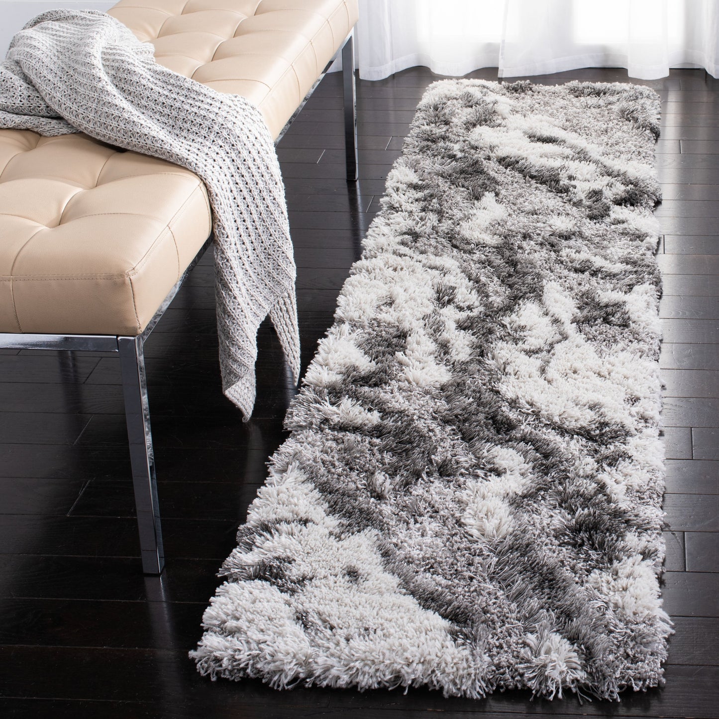 Tapis SAFAVIEH Horizon Shag Remona de 2,6 pouces d'épaisseur