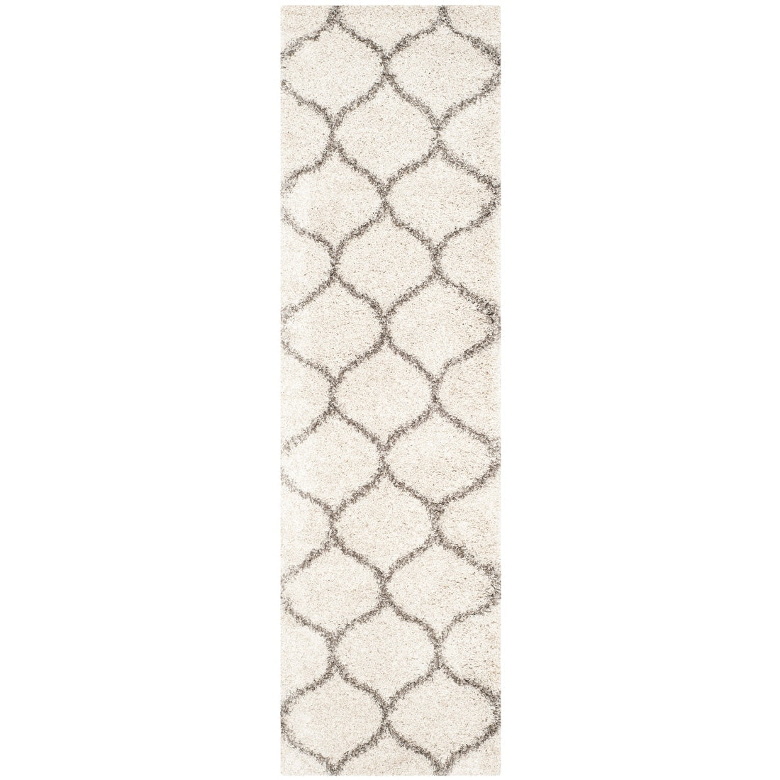 Tapis SAFAVIEH Hudson Shag Pushpa Trellis de 2 pouces d'épaisseur