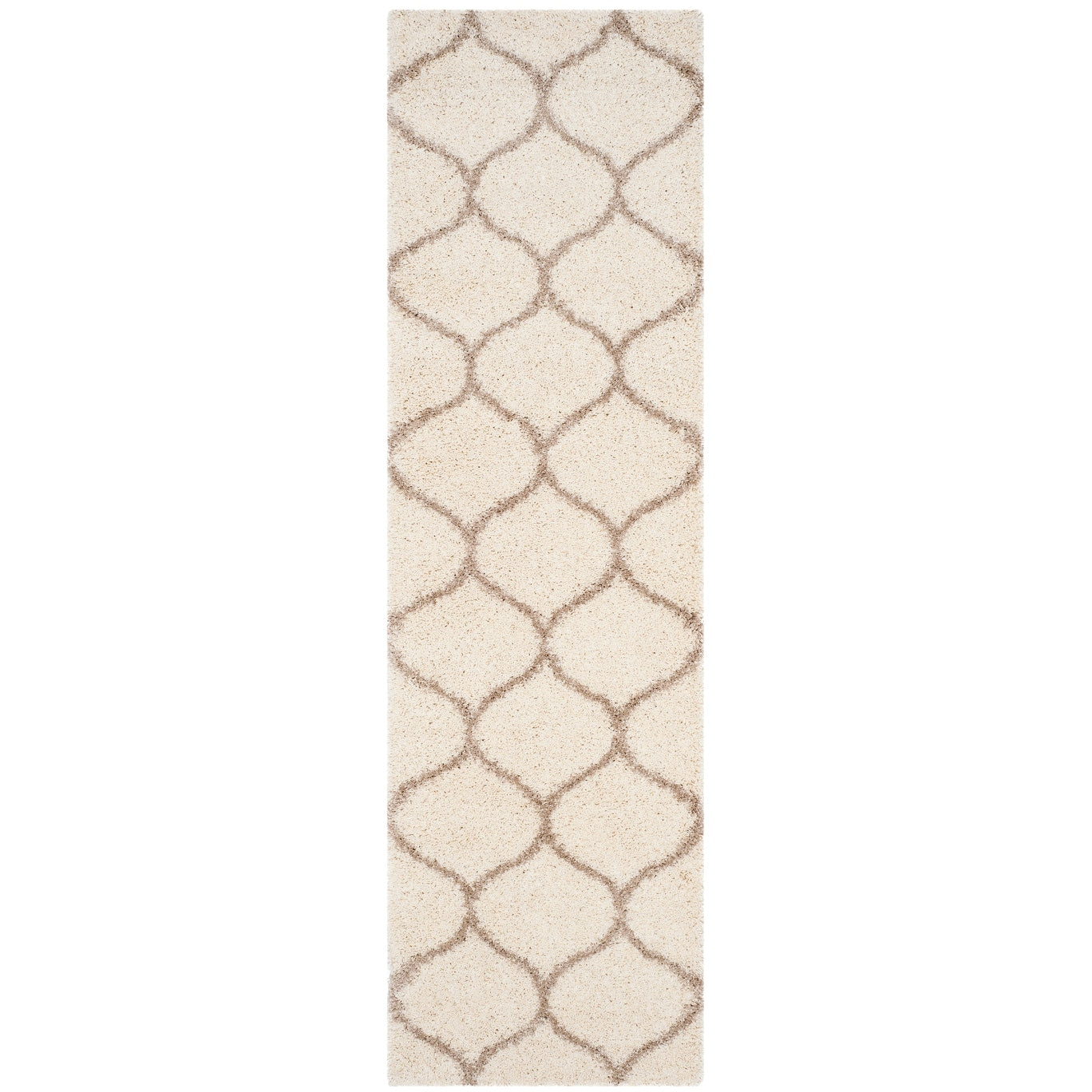 Tapis SAFAVIEH Hudson Shag Pushpa Trellis de 2 pouces d'épaisseur