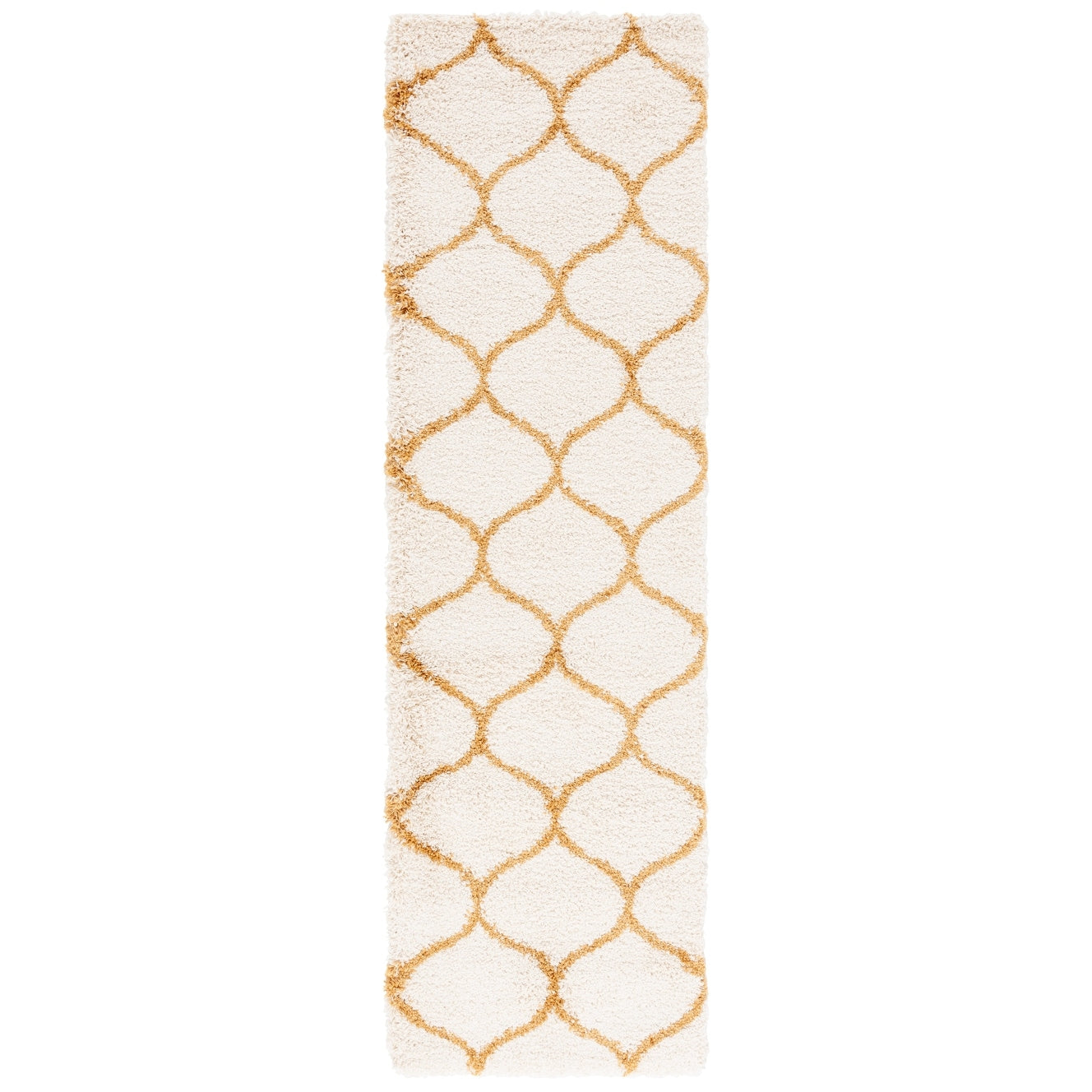Tapis SAFAVIEH Hudson Shag Pushpa Trellis de 2 pouces d'épaisseur