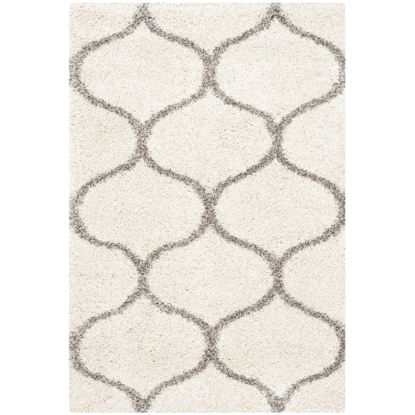 Tapis SAFAVIEH Hudson Shag Pushpa Trellis de 2 pouces d'épaisseur