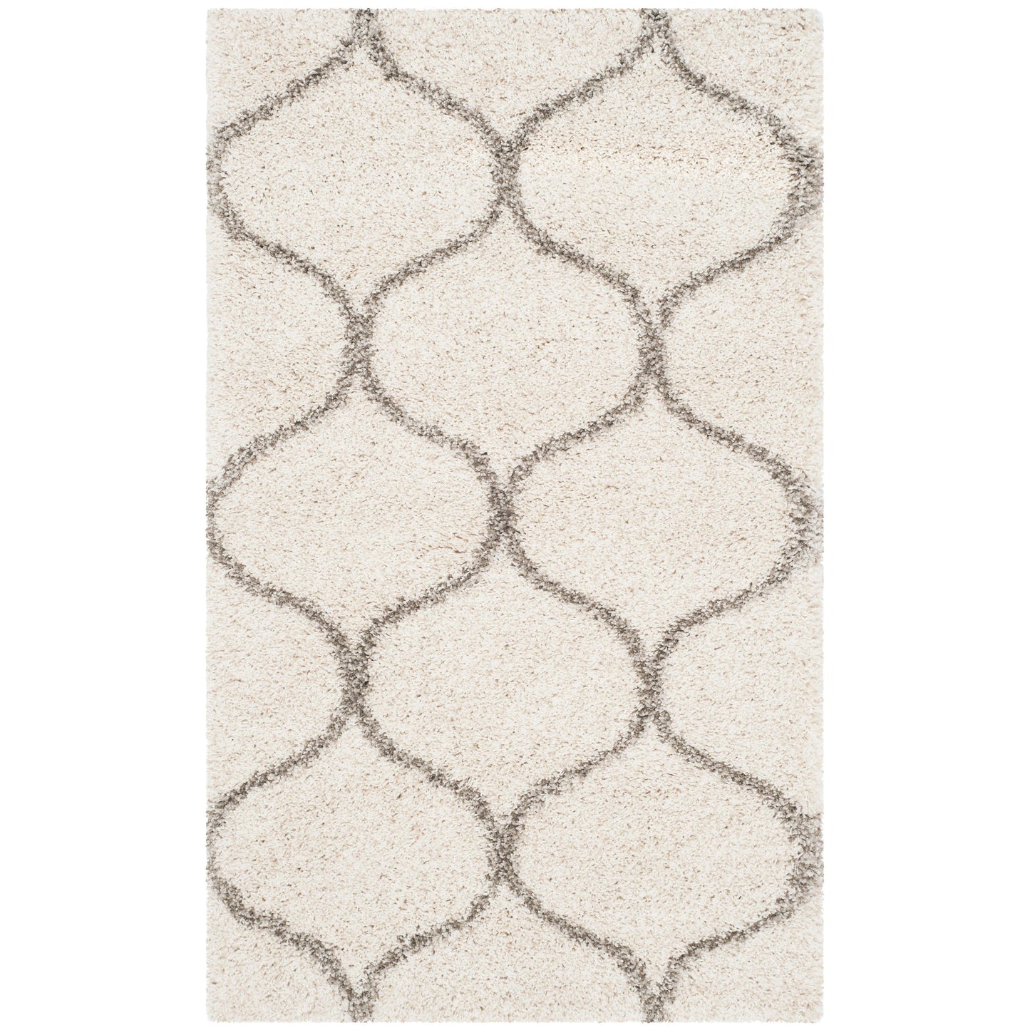 Tapis SAFAVIEH Hudson Shag Pushpa Trellis de 2 pouces d'épaisseur