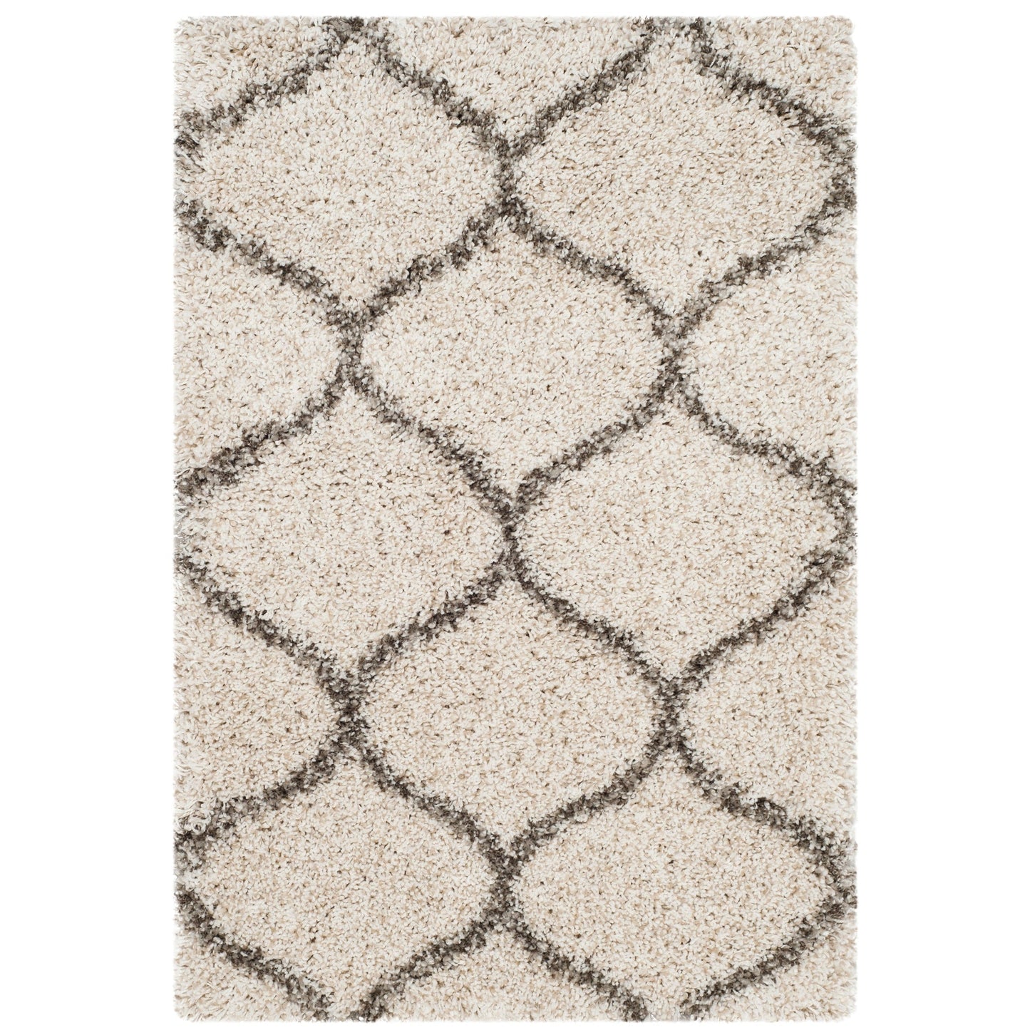 Tapis SAFAVIEH Hudson Shag Pushpa Trellis de 2 pouces d'épaisseur