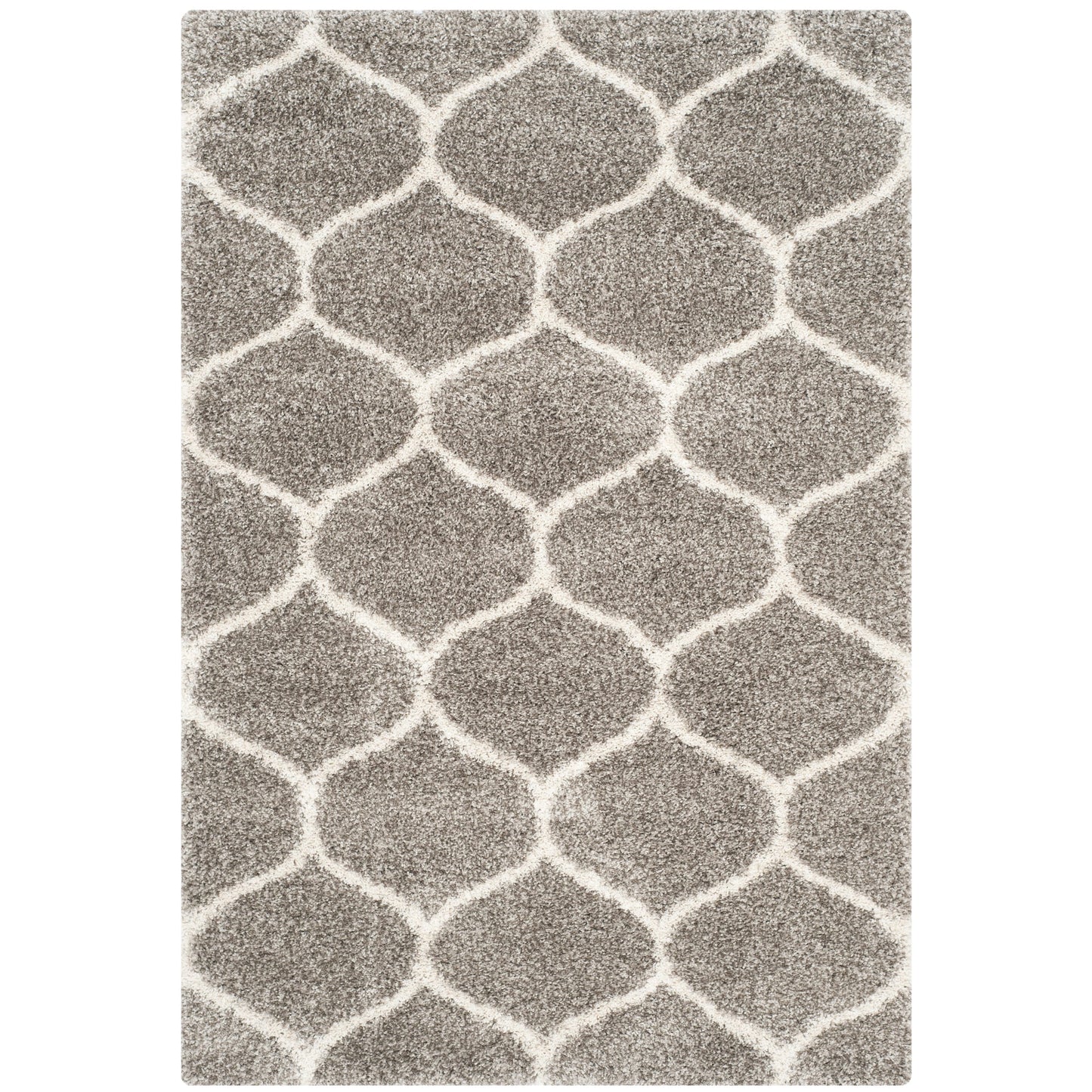 Tapis SAFAVIEH Hudson Shag Pushpa Trellis de 2 pouces d'épaisseur