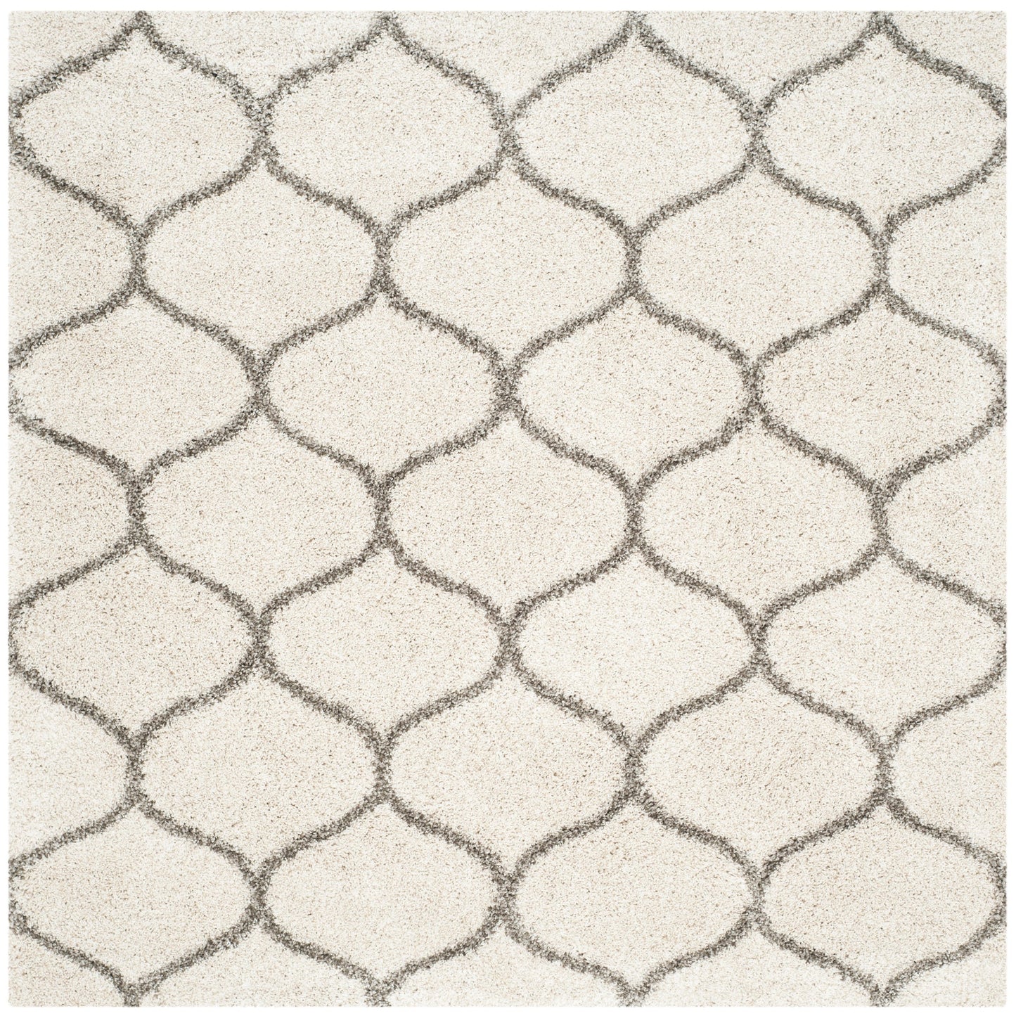 Tapis SAFAVIEH Hudson Shag Pushpa Trellis de 2 pouces d'épaisseur