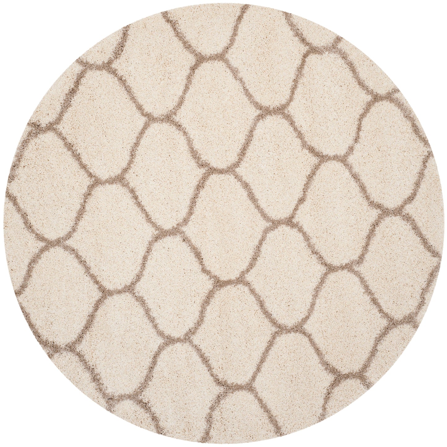 Tapis SAFAVIEH Hudson Shag Pushpa Trellis de 2 pouces d'épaisseur