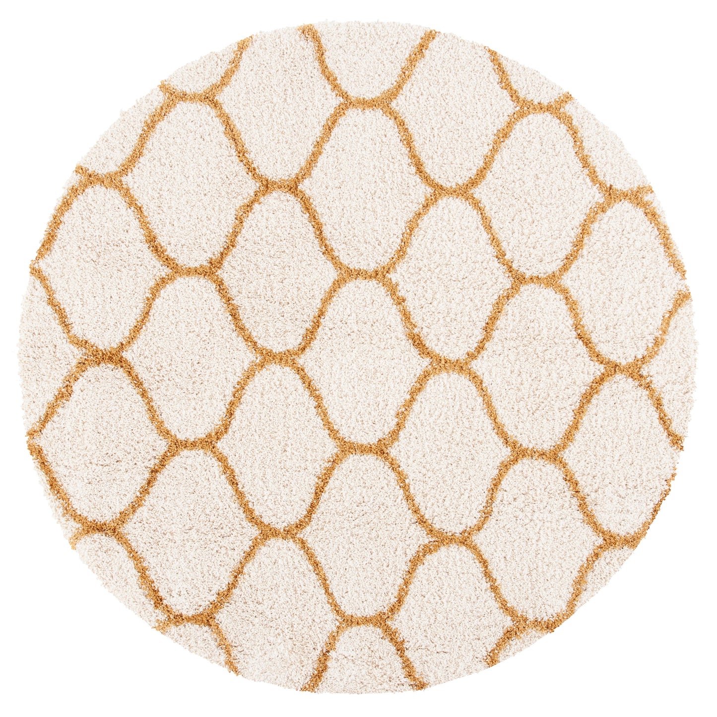 Tapis SAFAVIEH Hudson Shag Pushpa Trellis de 2 pouces d'épaisseur