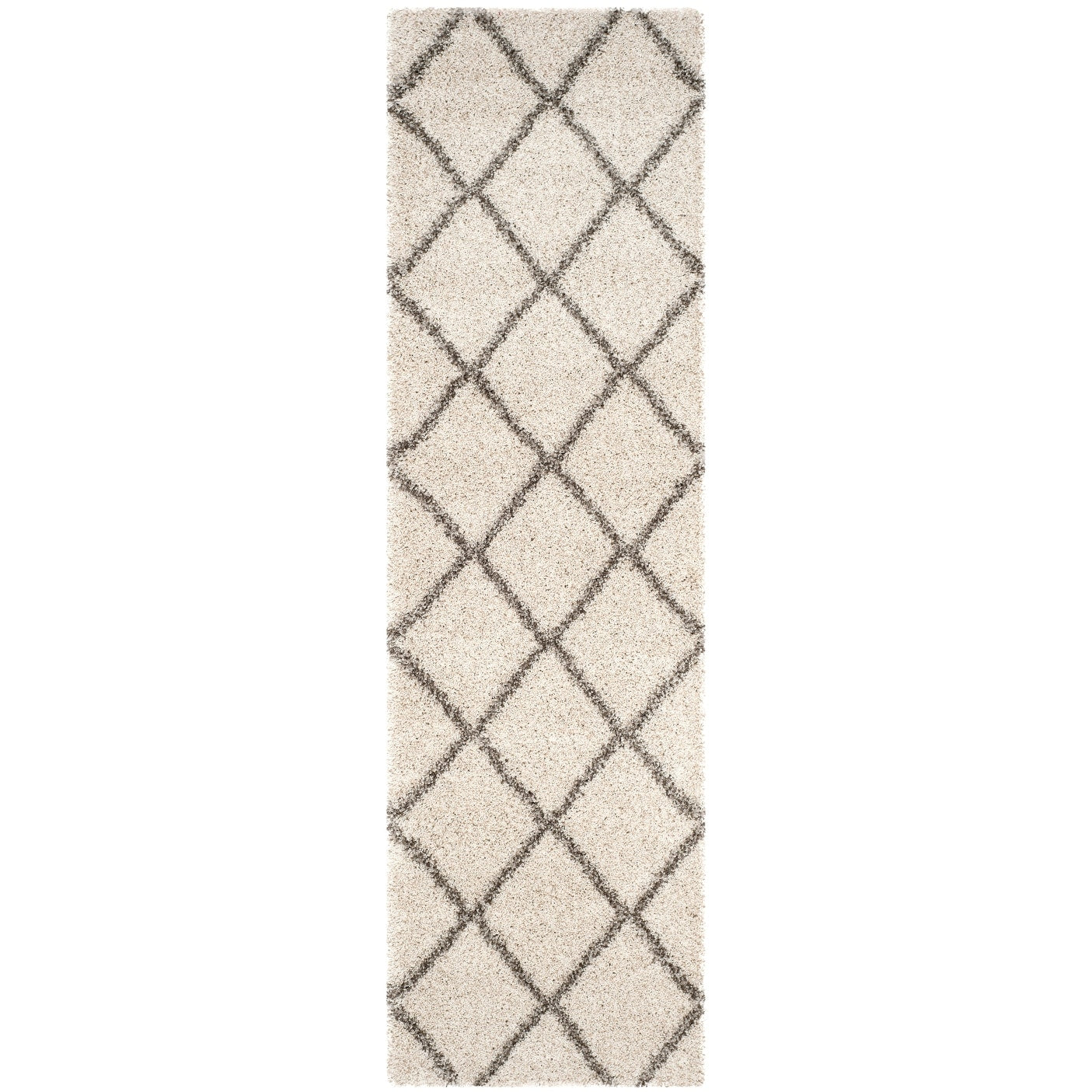 Tapis SAFAVIEH Hudson Shag Raili Diamond Treillis de 2 pouces d'épaisseur