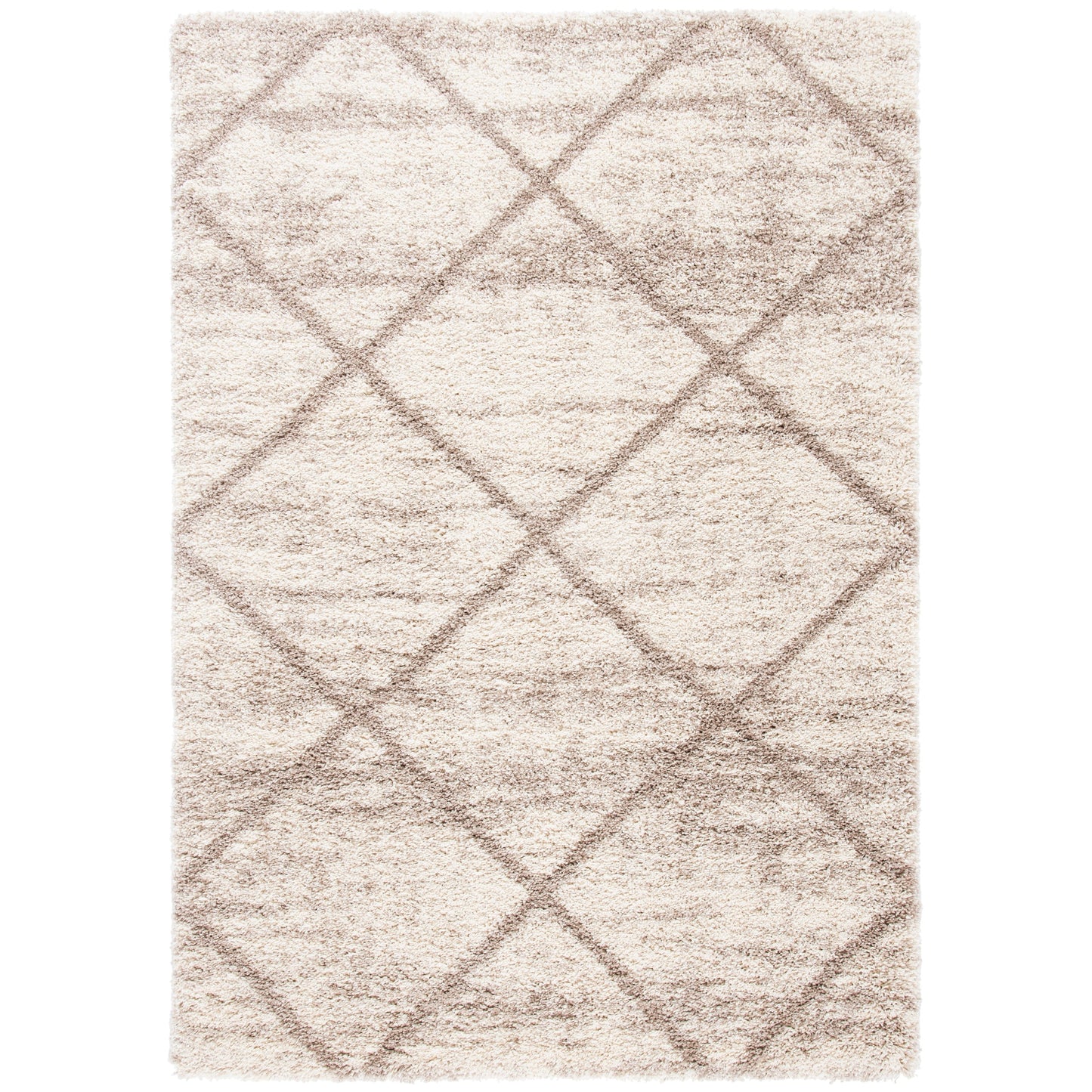 Tapis SAFAVIEH Hudson Shag Raili Diamond Treillis de 2 pouces d'épaisseur