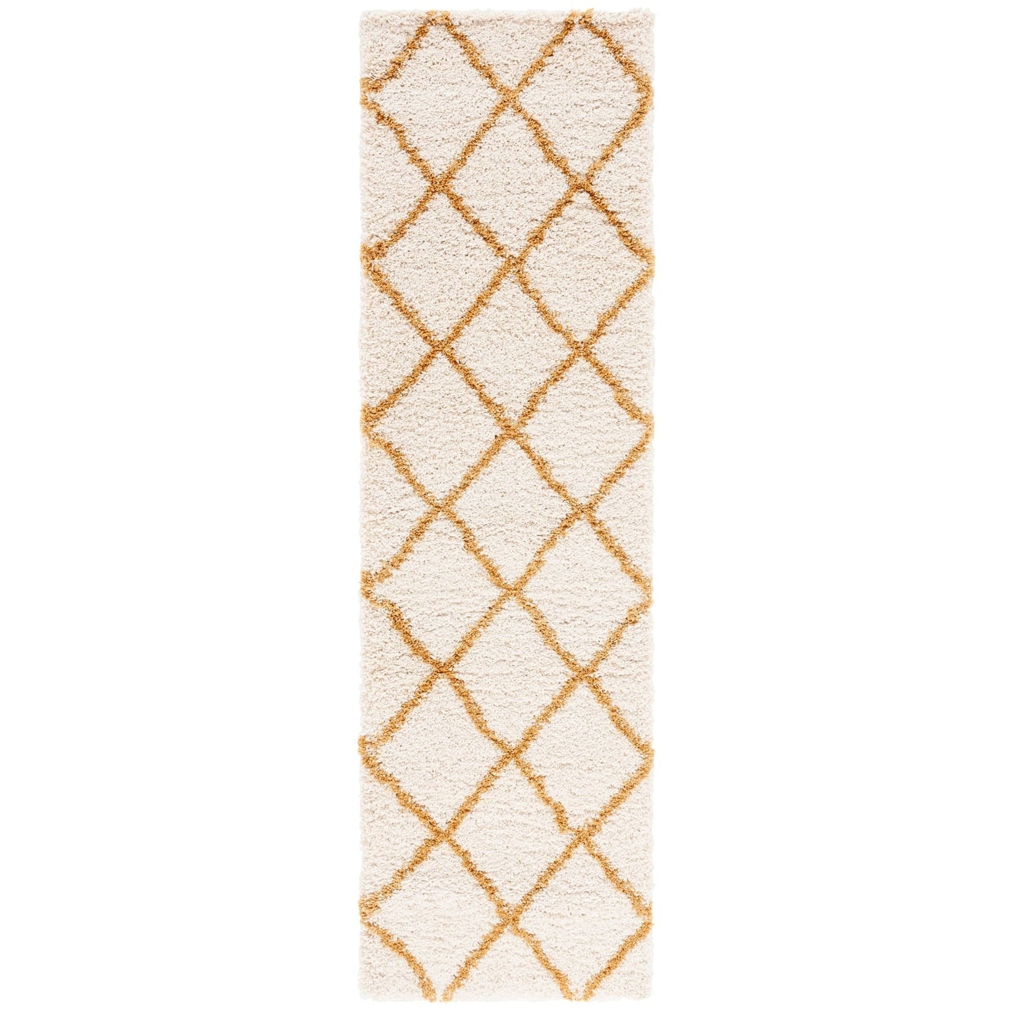 Tapis SAFAVIEH Hudson Shag Raili Diamond Treillis de 2 pouces d'épaisseur