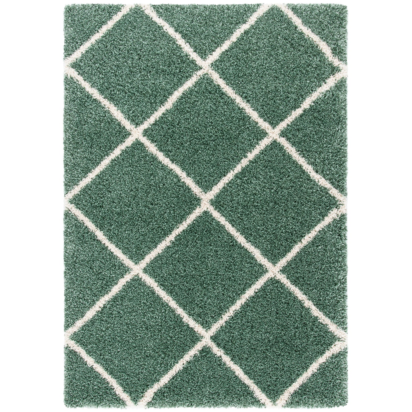 Tapis SAFAVIEH Hudson Shag Raili Diamond Treillis de 2 pouces d'épaisseur