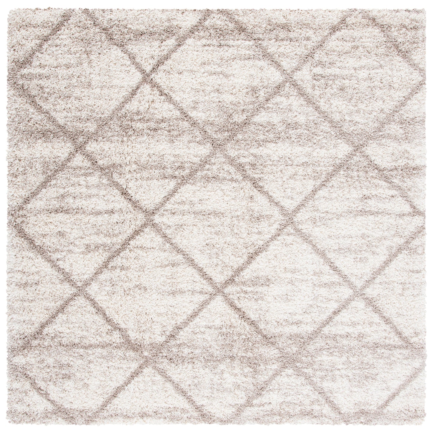 Tapis SAFAVIEH Hudson Shag Raili Diamond Treillis de 2 pouces d'épaisseur