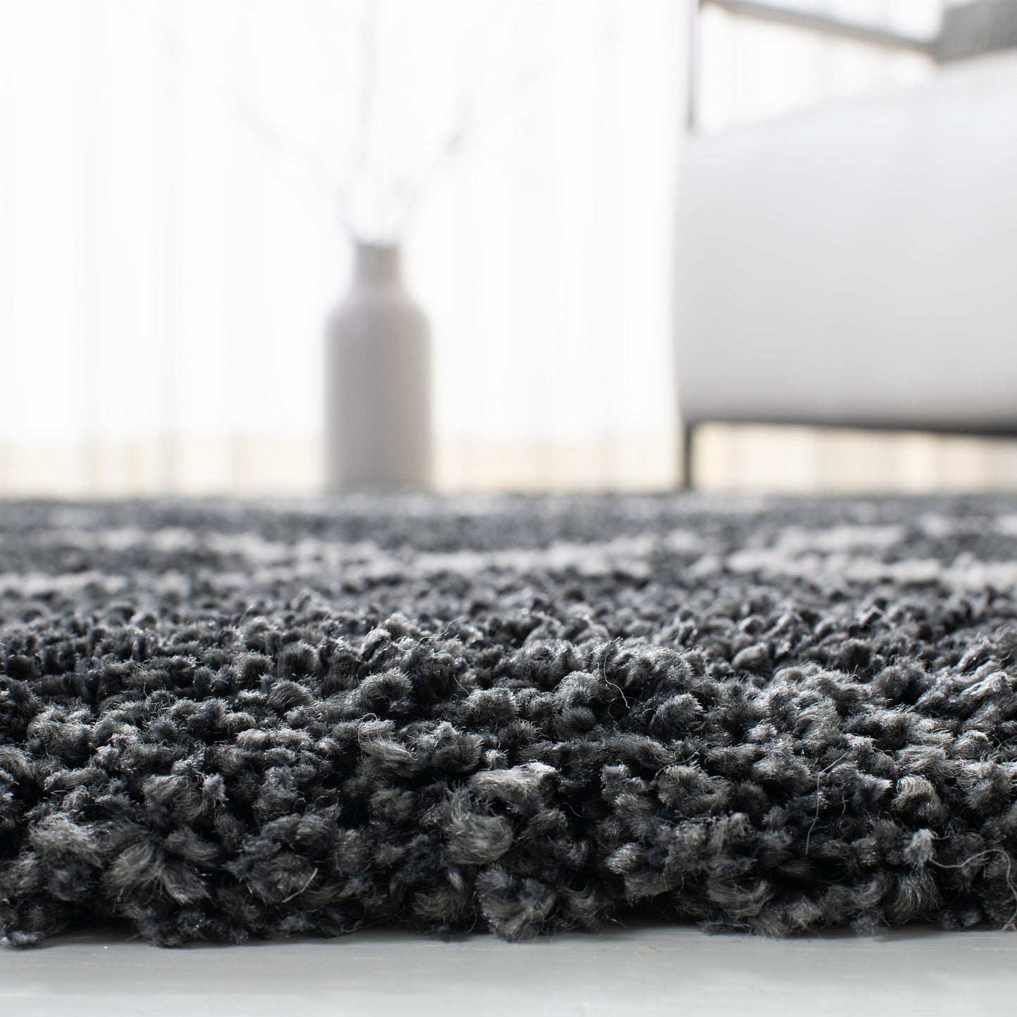 Tapis SAFAVIEH Hudson Shag Raili Diamond Treillis de 2 pouces d'épaisseur