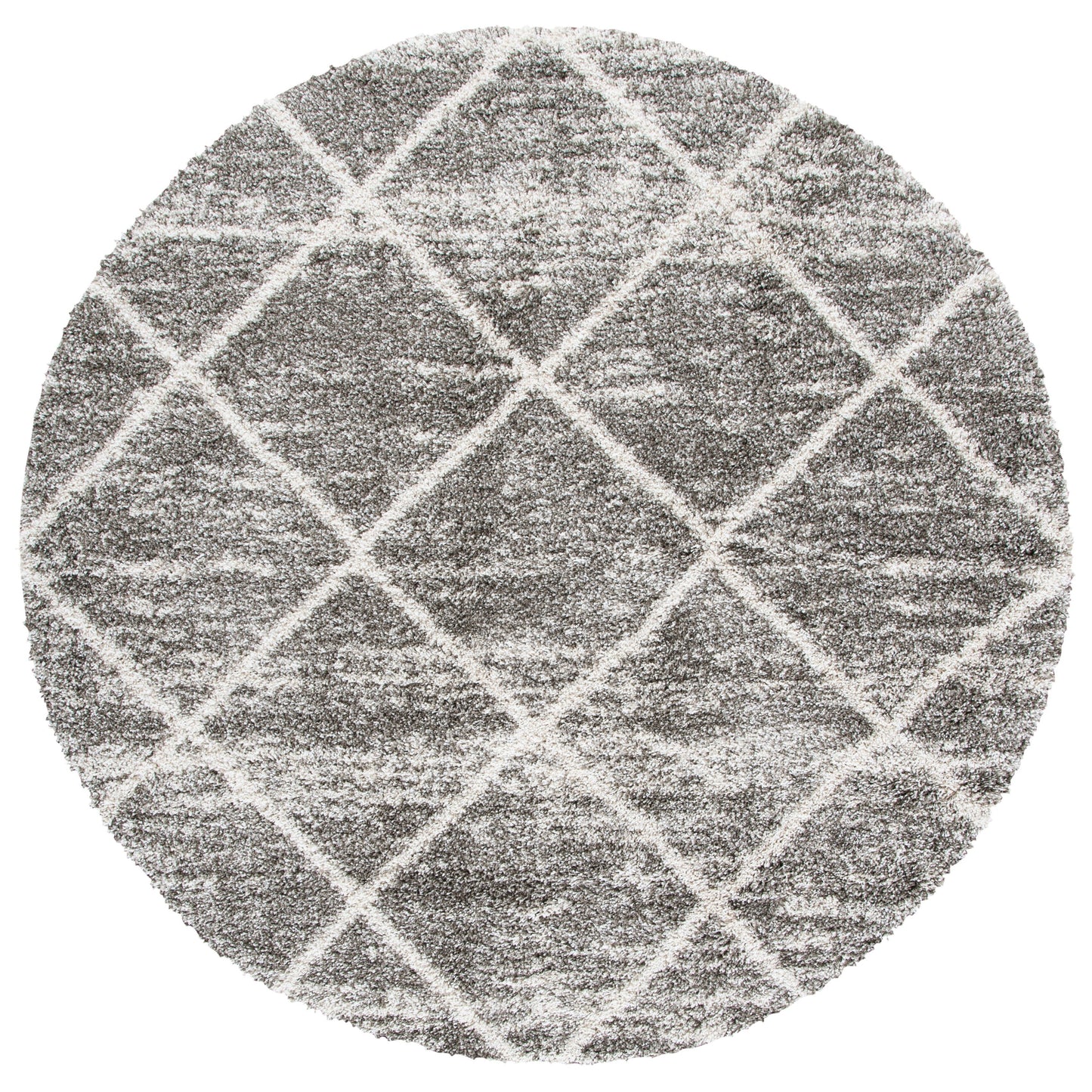 Tapis SAFAVIEH Hudson Shag Raili Diamond Treillis de 2 pouces d'épaisseur