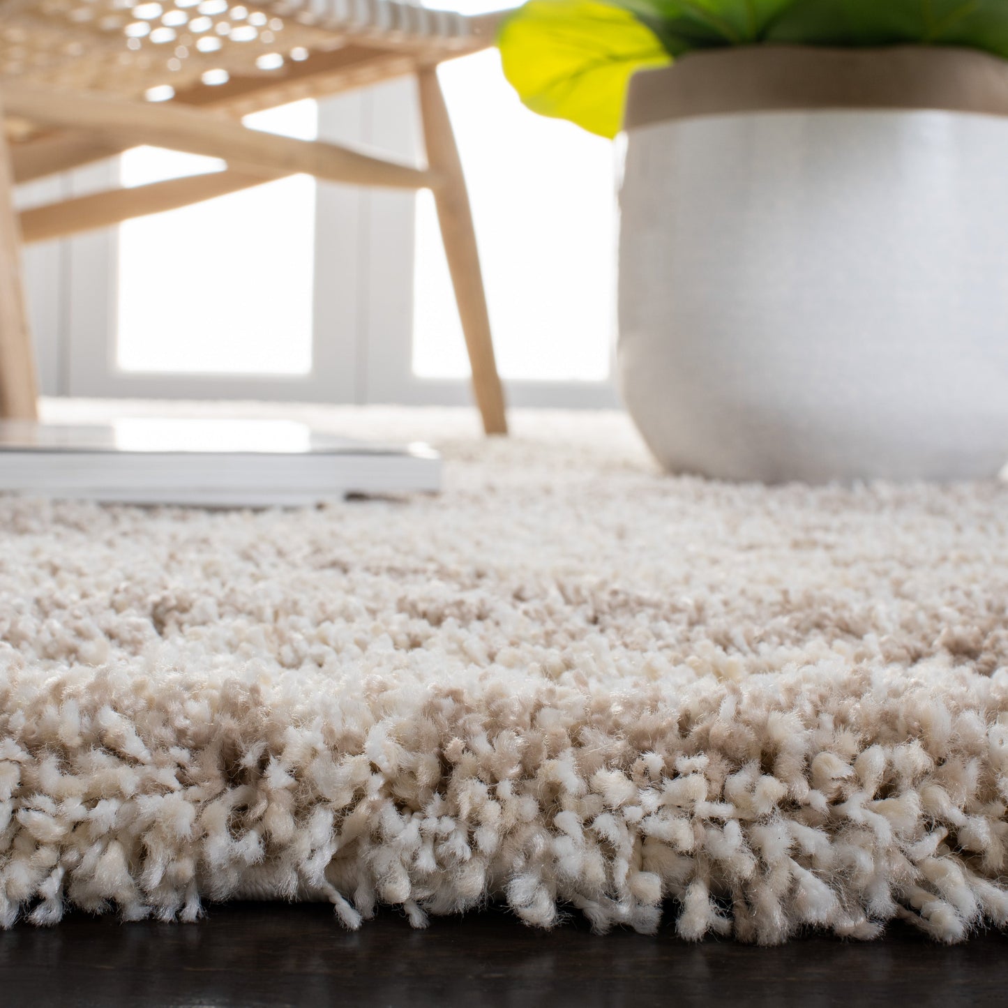 Tapis SAFAVIEH Hudson Shag Raili Diamond Treillis de 2 pouces d'épaisseur