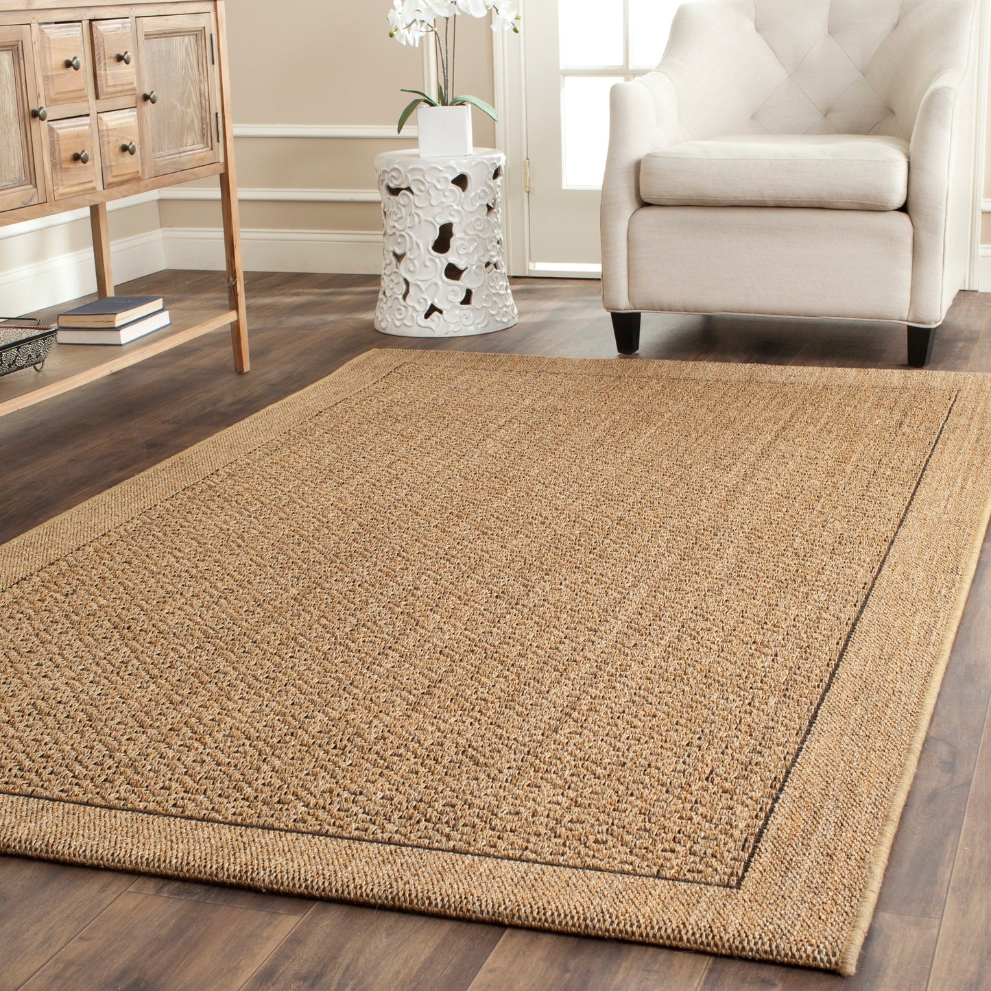 SAFAVIEH, Tapis en sisal moderne Palm Beach Clevie
