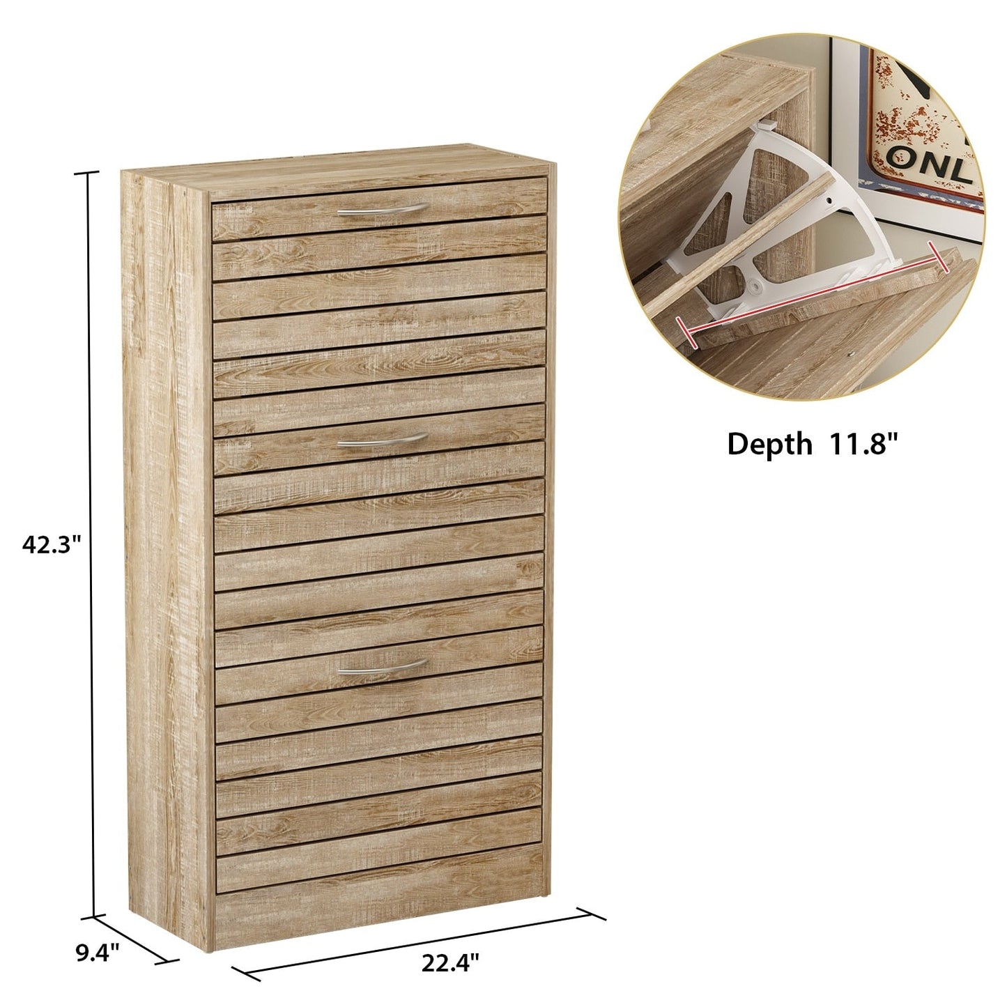 Meuble de rangement à chaussures Meuble de rangement à chaussures moderne pour couloir d'entrée