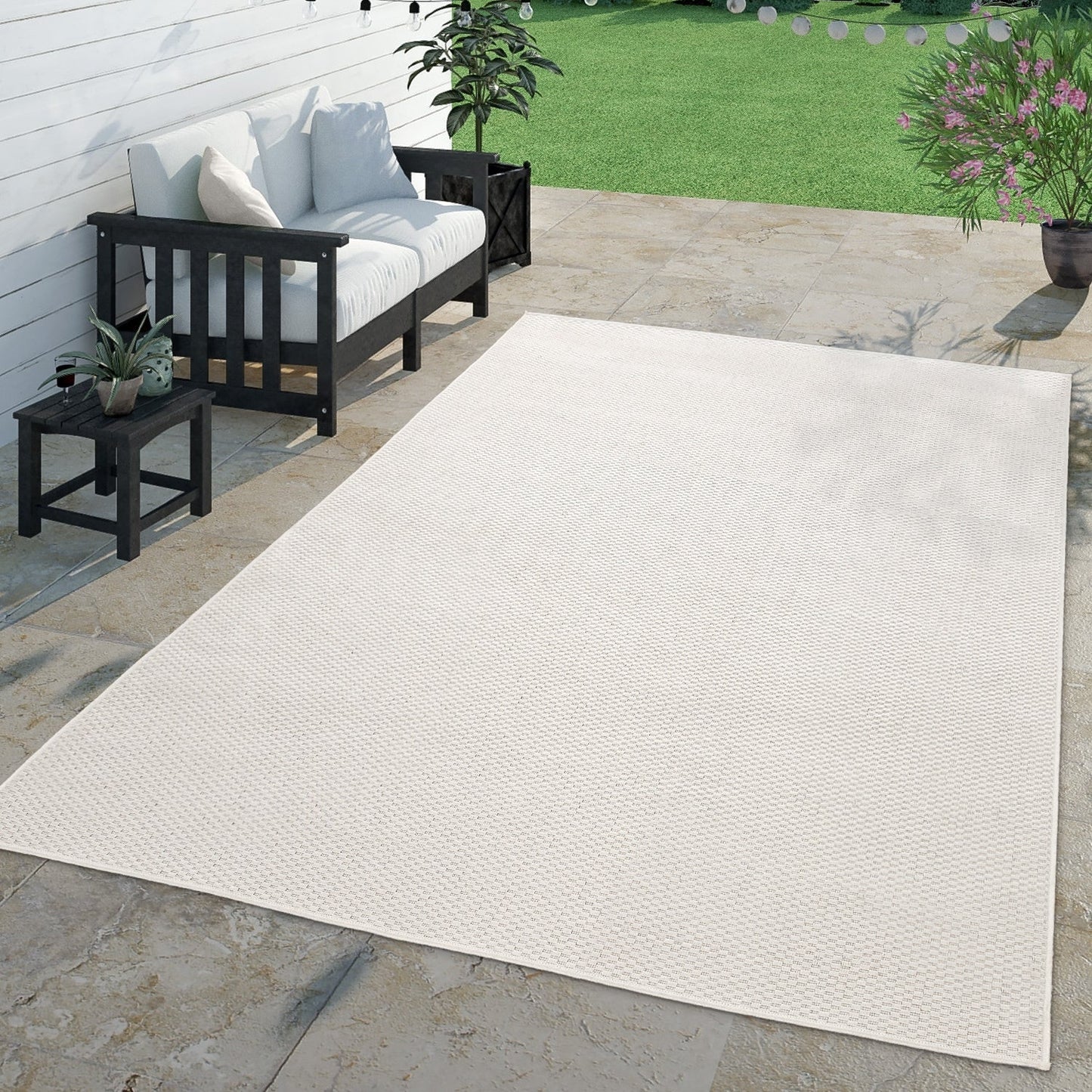 Tapis d'extérieur imperméable et varié pour patio