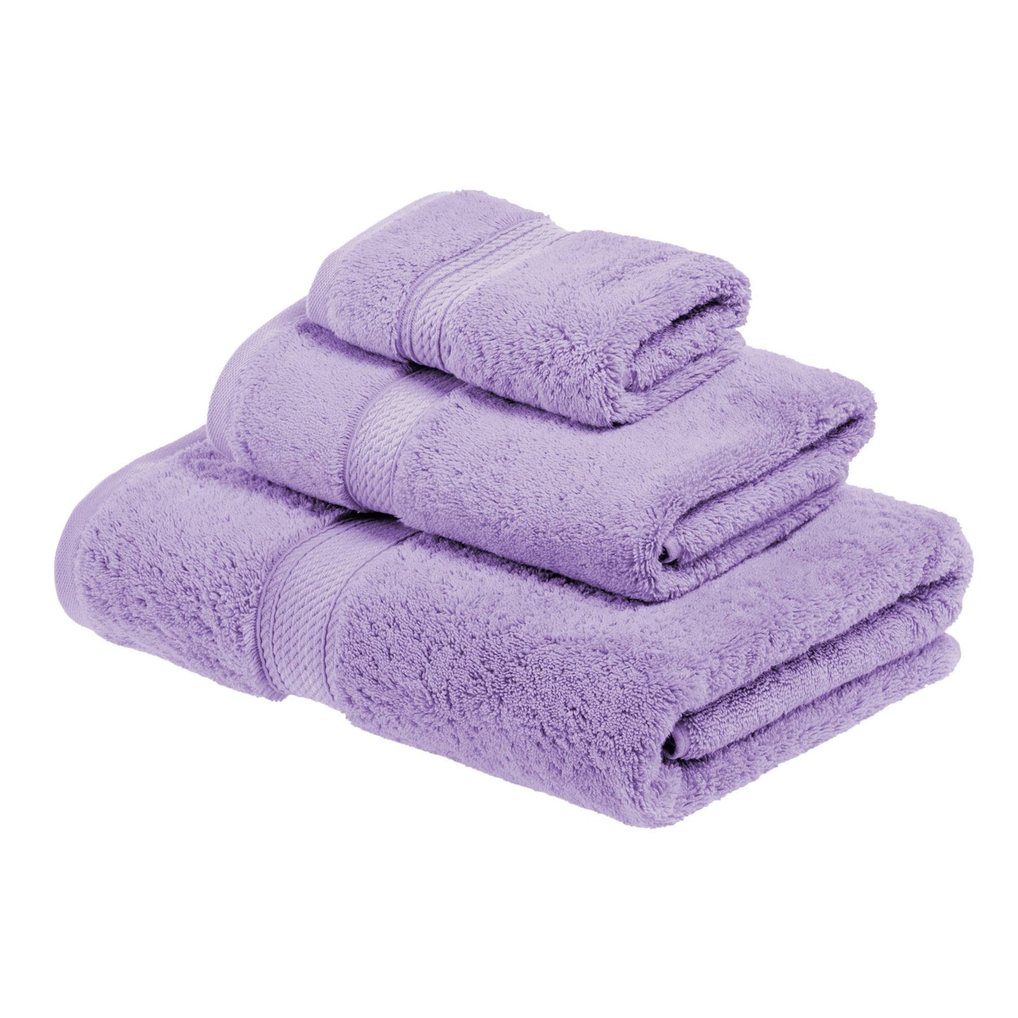 Ensemble de serviettes 3 pièces en coton égyptien épais de qualité supérieure