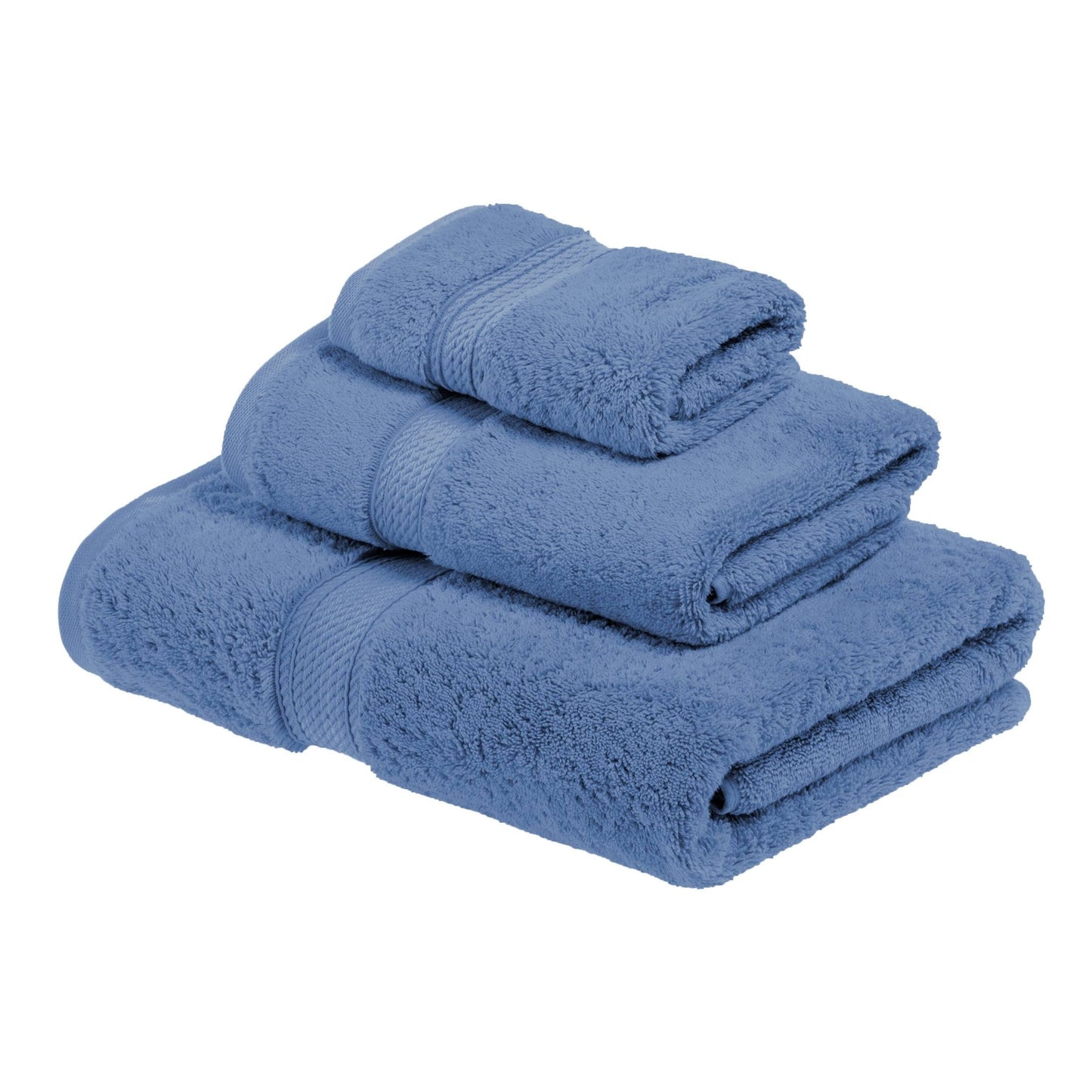 Ensemble de serviettes 3 pièces en coton égyptien épais de qualité supérieure