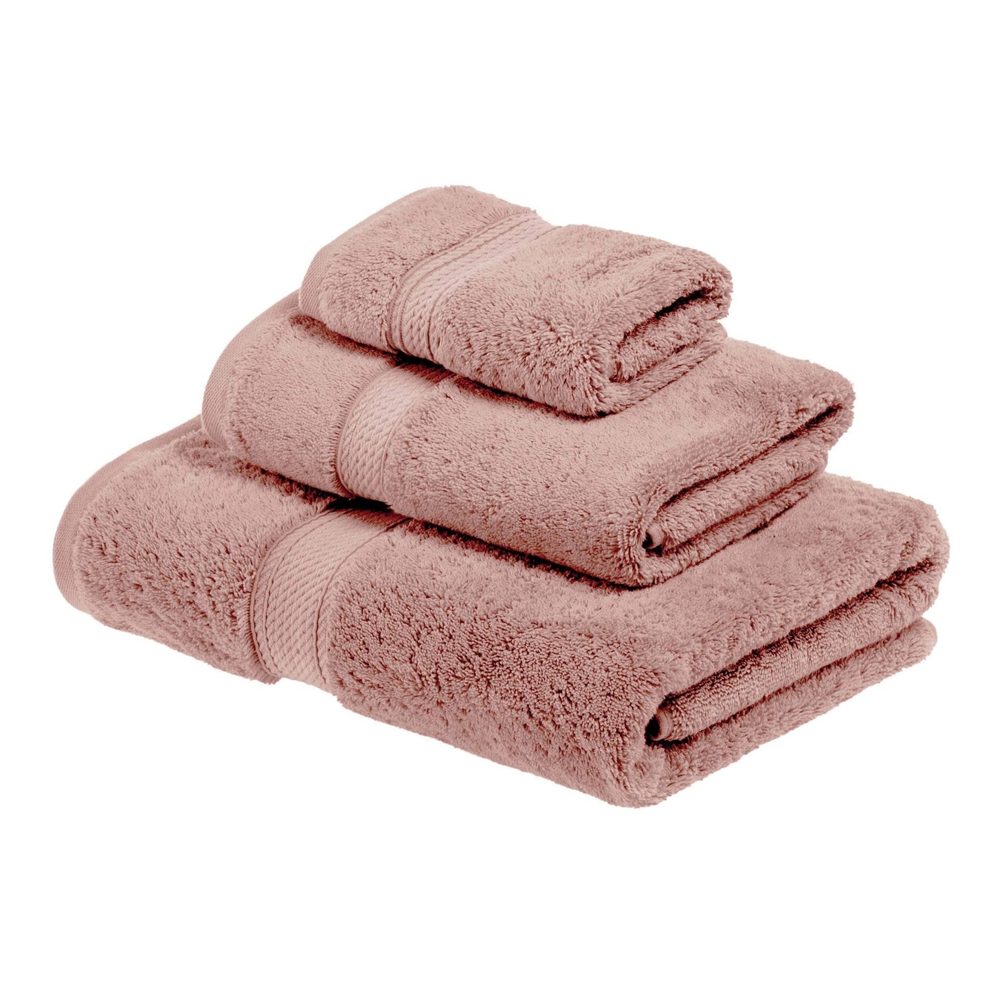 Ensemble de serviettes 3 pièces en coton égyptien épais de qualité supérieure
