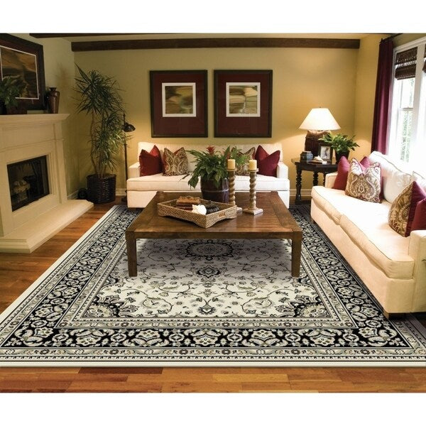 Tapis persan bordé Copper Grove Savonlinna