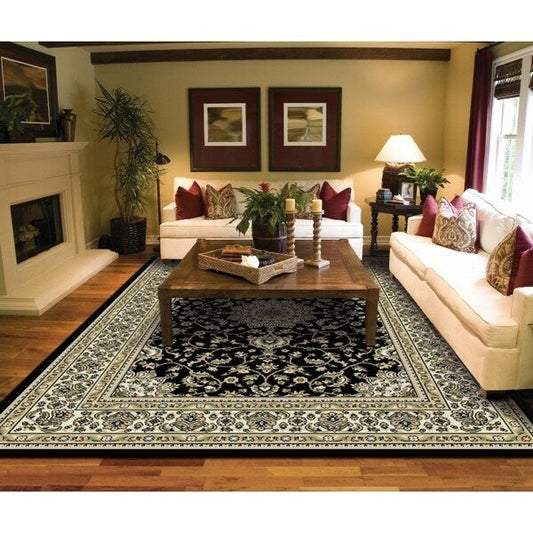 Tapis persan bordé Copper Grove Savonlinna