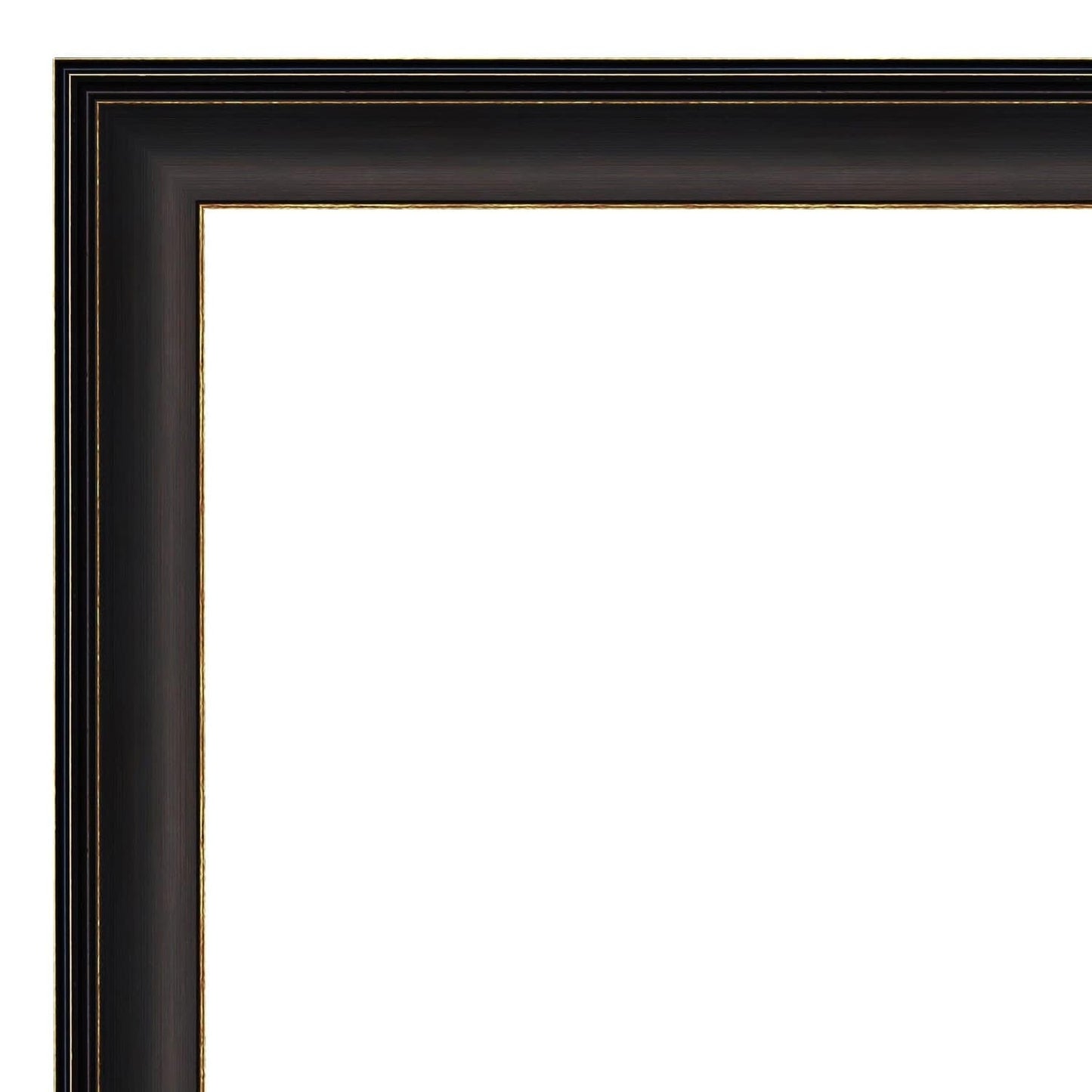 Miroir mural de salle de bain biseauté - Cadre en bronze huilé Trio - Bronze huilé Trio