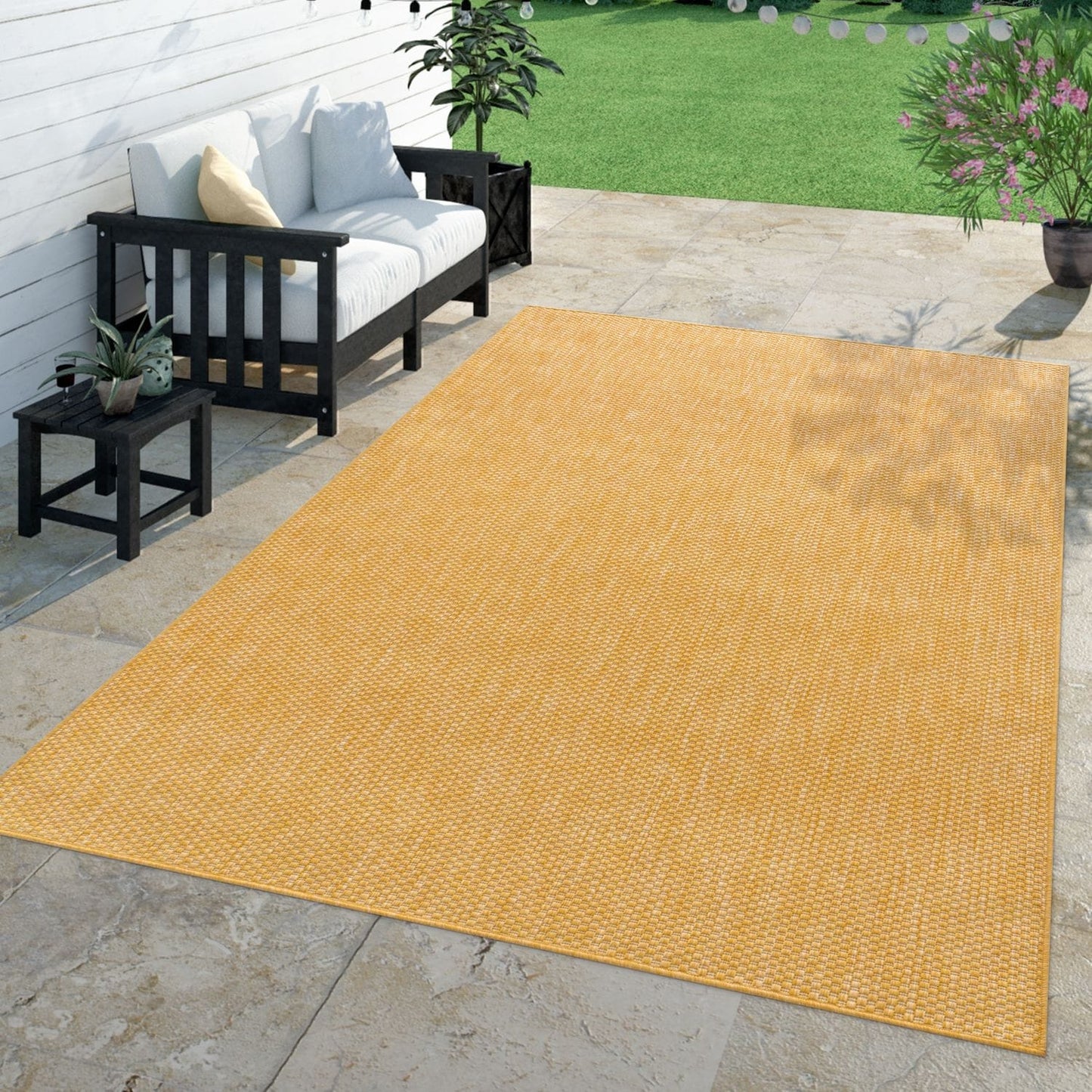 Tapis d'extérieur imperméable et varié pour patio