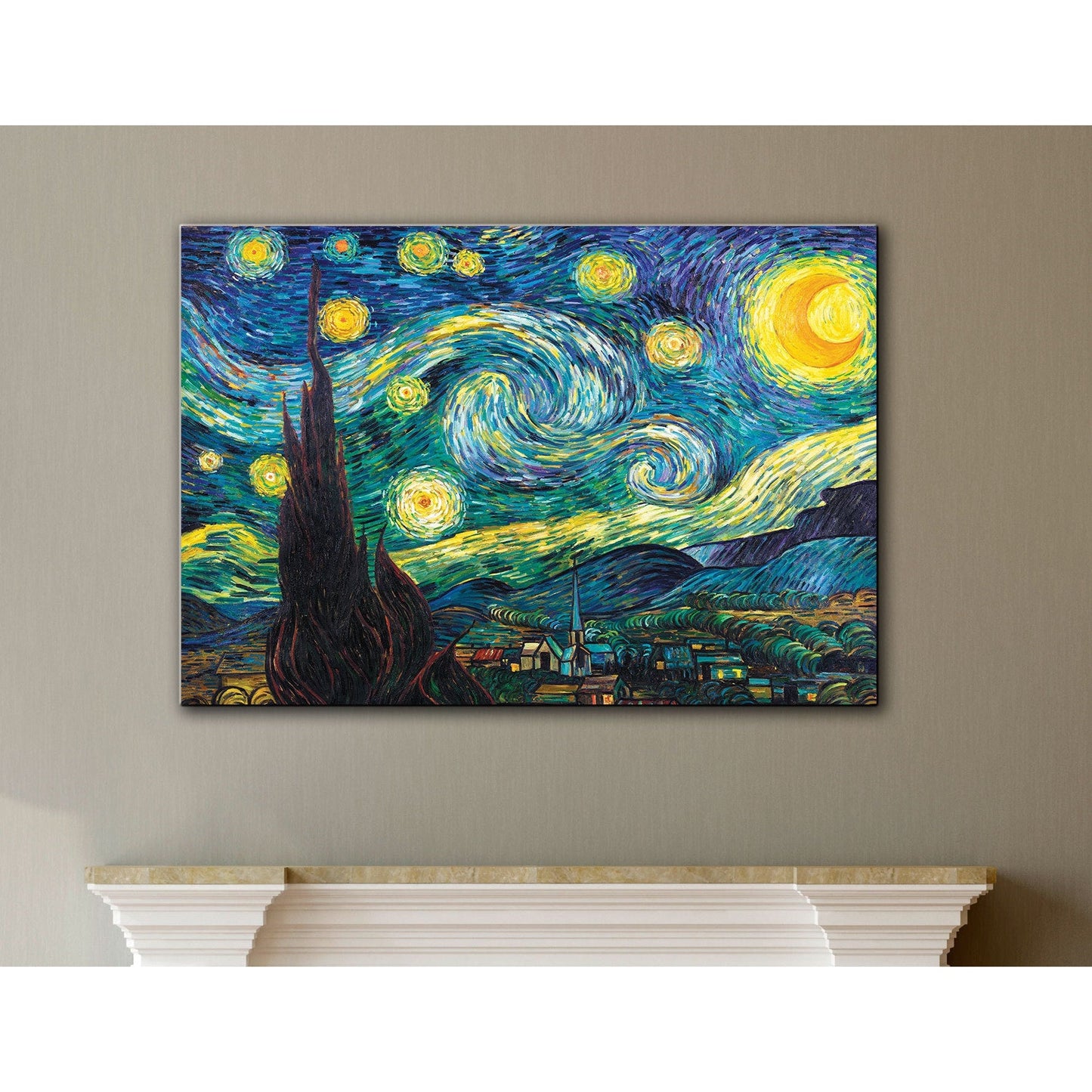 Toile enveloppée « La nuit étoilée » de Vincent van Gogh