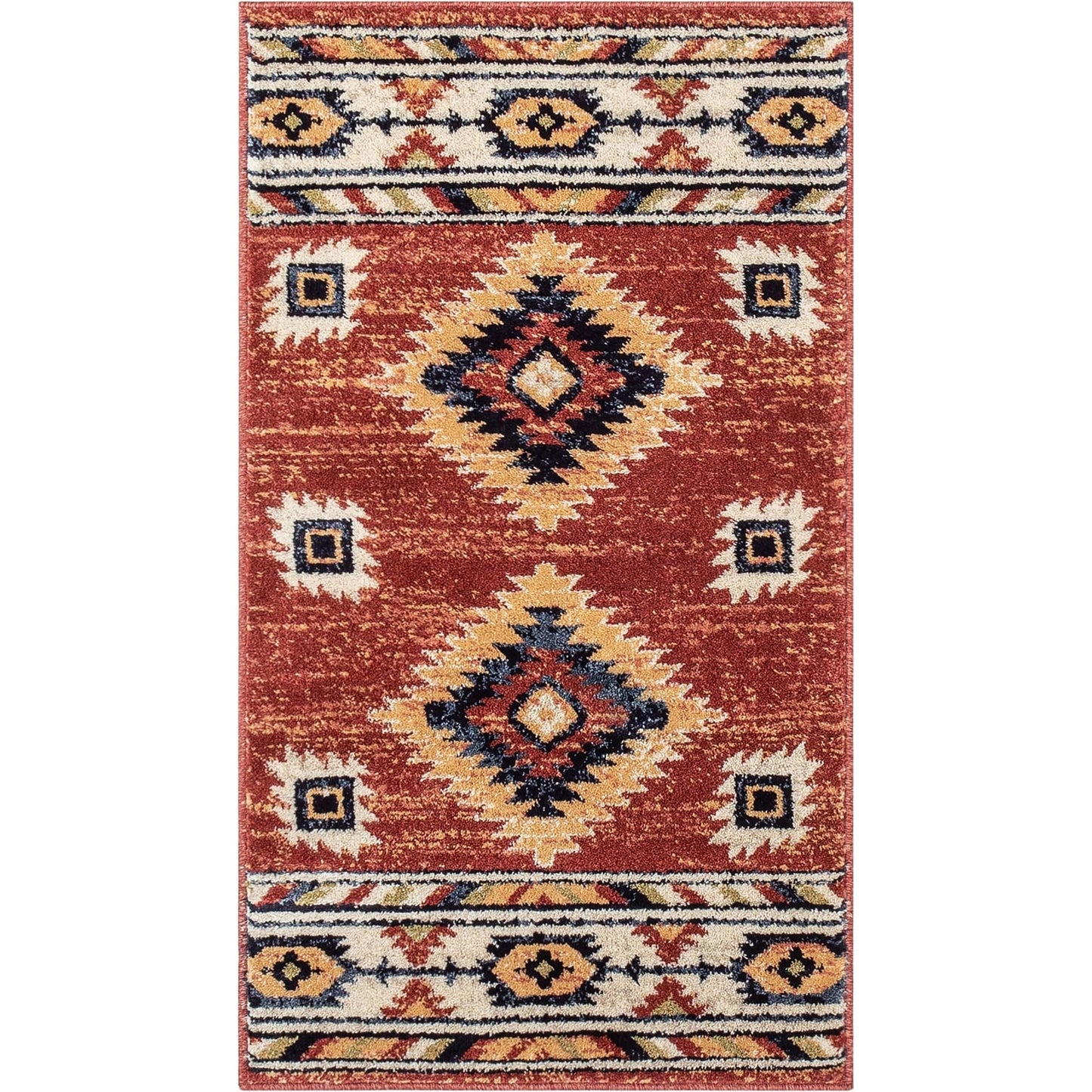 Tapis tribal du sud-ouest de Tulsa Lea bien tissé