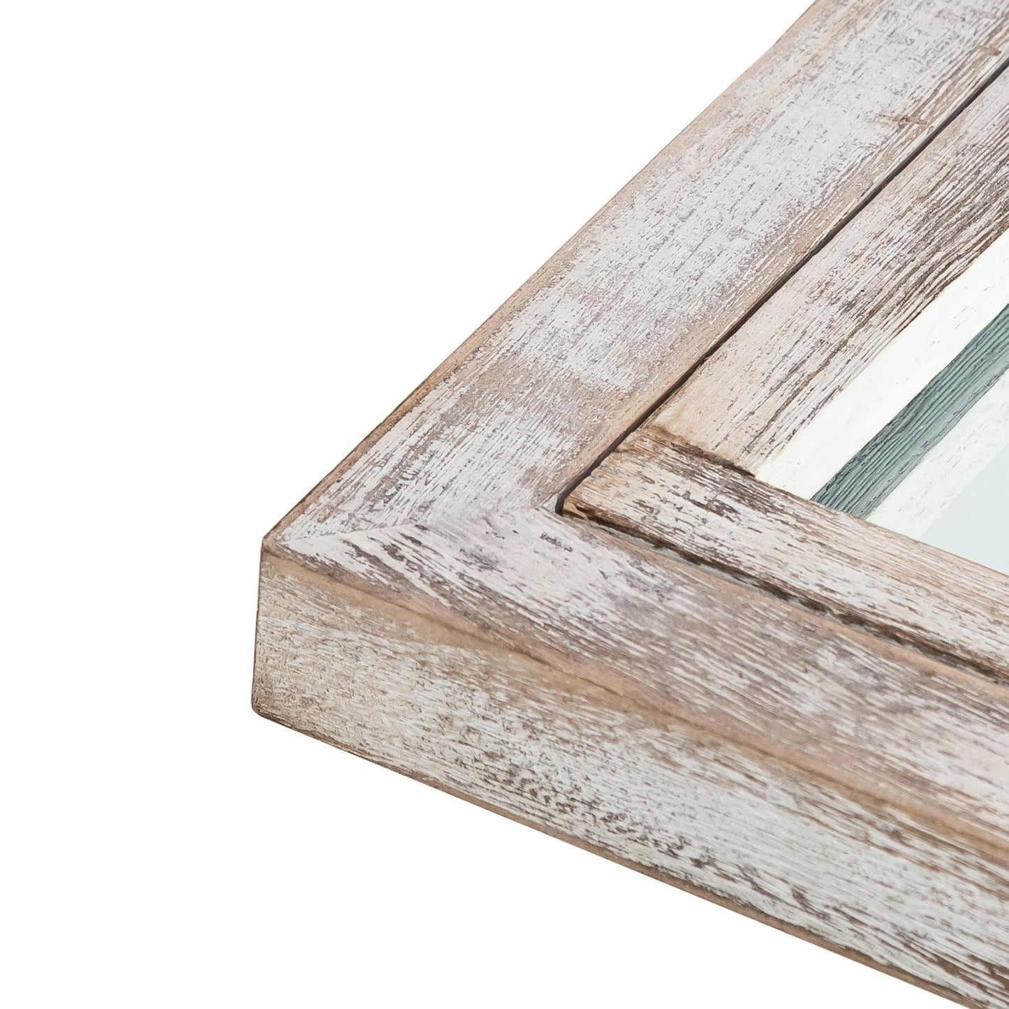 Miroir de fenêtre en bois arqué 71'' L x 31'' l