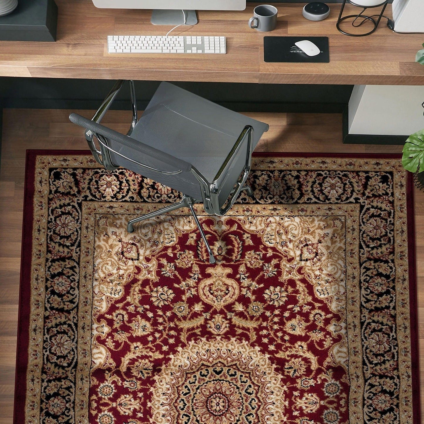 Tapis médaillon oriental traditionnel de la World Rug Gallery