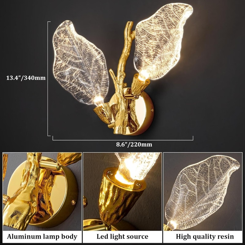 Applique murale bionique à 2 lumières KAYLA