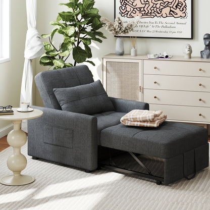 Canapé-lit 3 en 1 réglable, canapé-lit gigogne, convertible et pliable pour salon