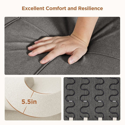 Canapé-lit 3 en 1 réglable, canapé-lit gigogne, convertible et pliable pour salon