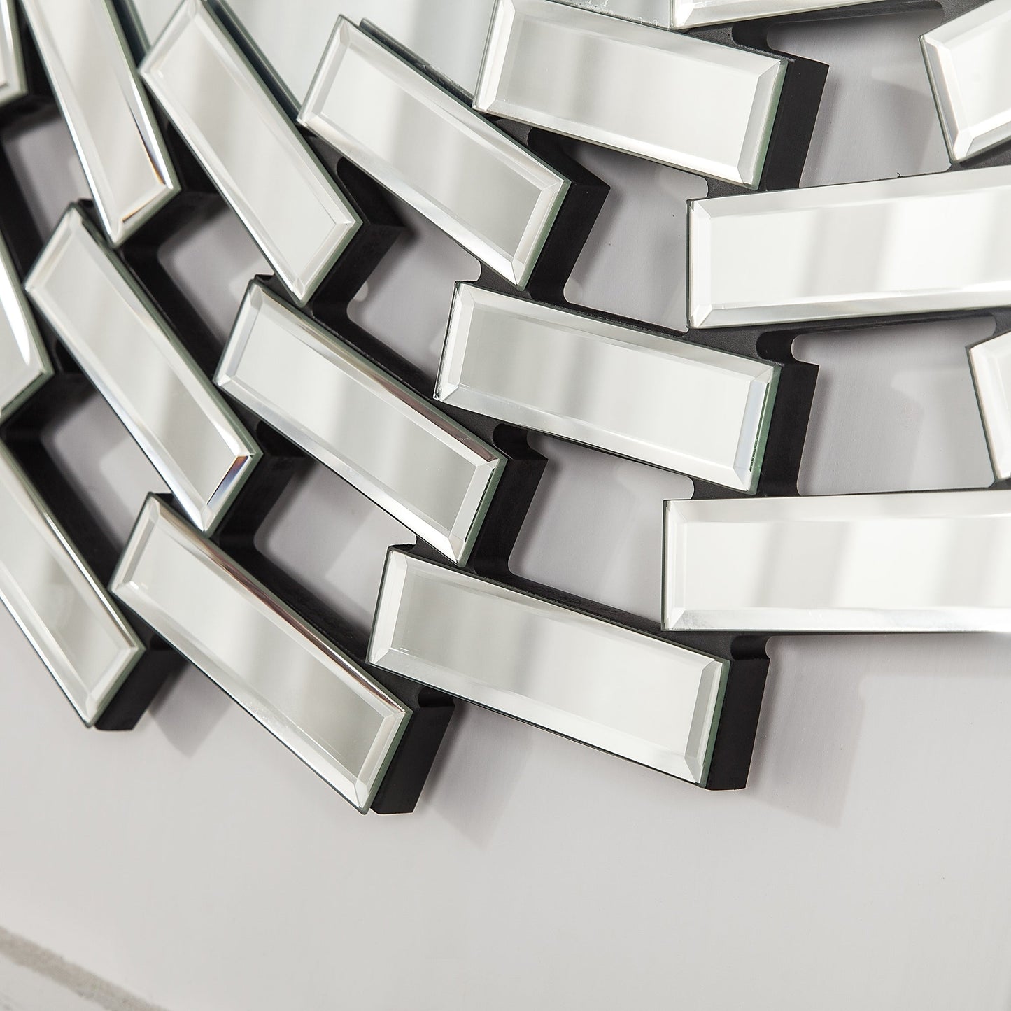 Miroir mural en forme de soleil Miroir d'appoint rond