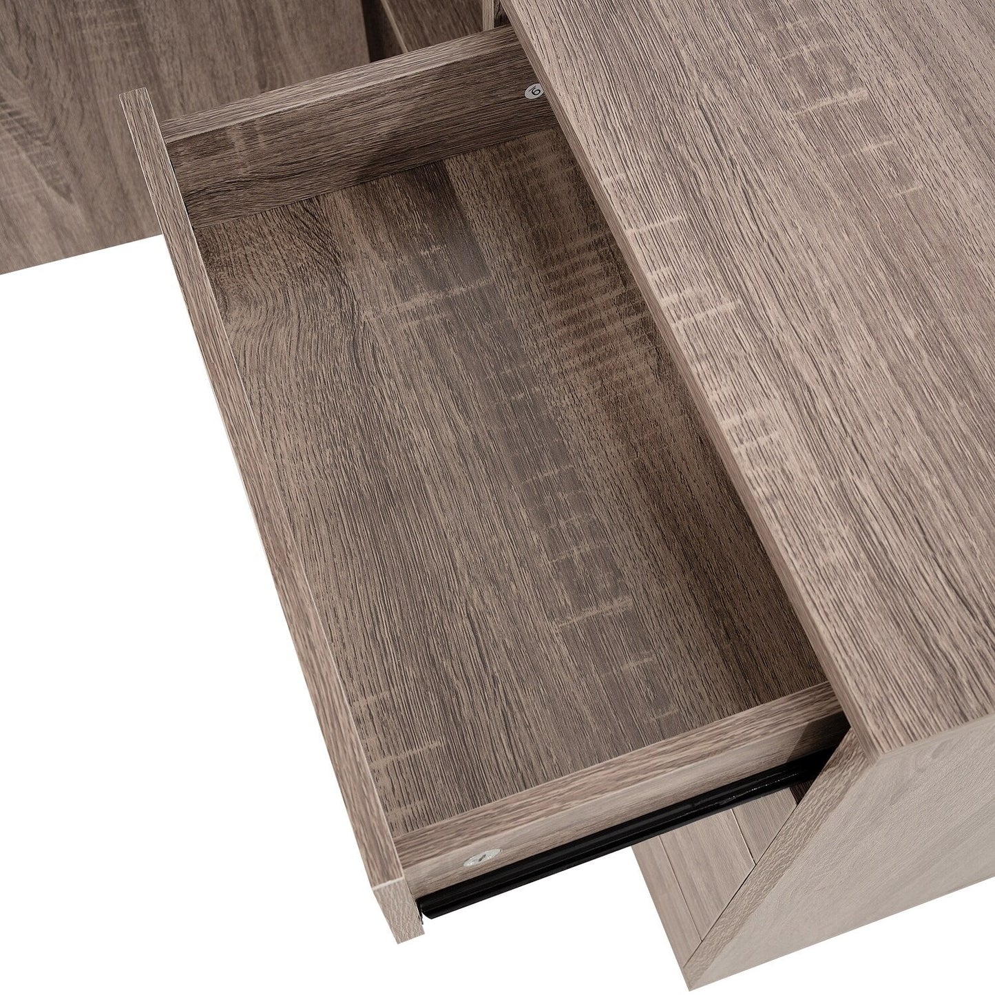 Commode de rangement en bois à 5 tiroirs avec roulettes - Organisateur d'artisanat et tiroir de maquillage pour placard et chambre