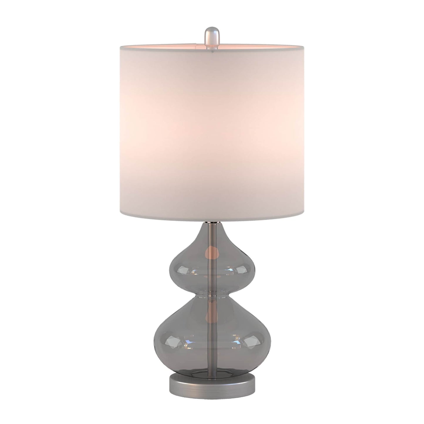 Ellipse Curved Gourd Glass Table Lamp, Set of 2