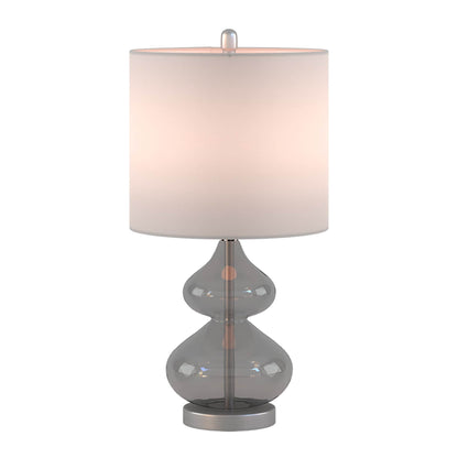 Ellipse Curved Gourd Glass Table Lamp, Set of 2