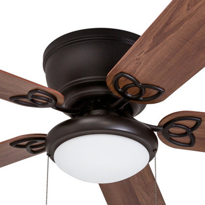 Ventilateur de plafond LED d'intérieur traditionnel Prominence Home Benton avec lumière et chaînes de traction
