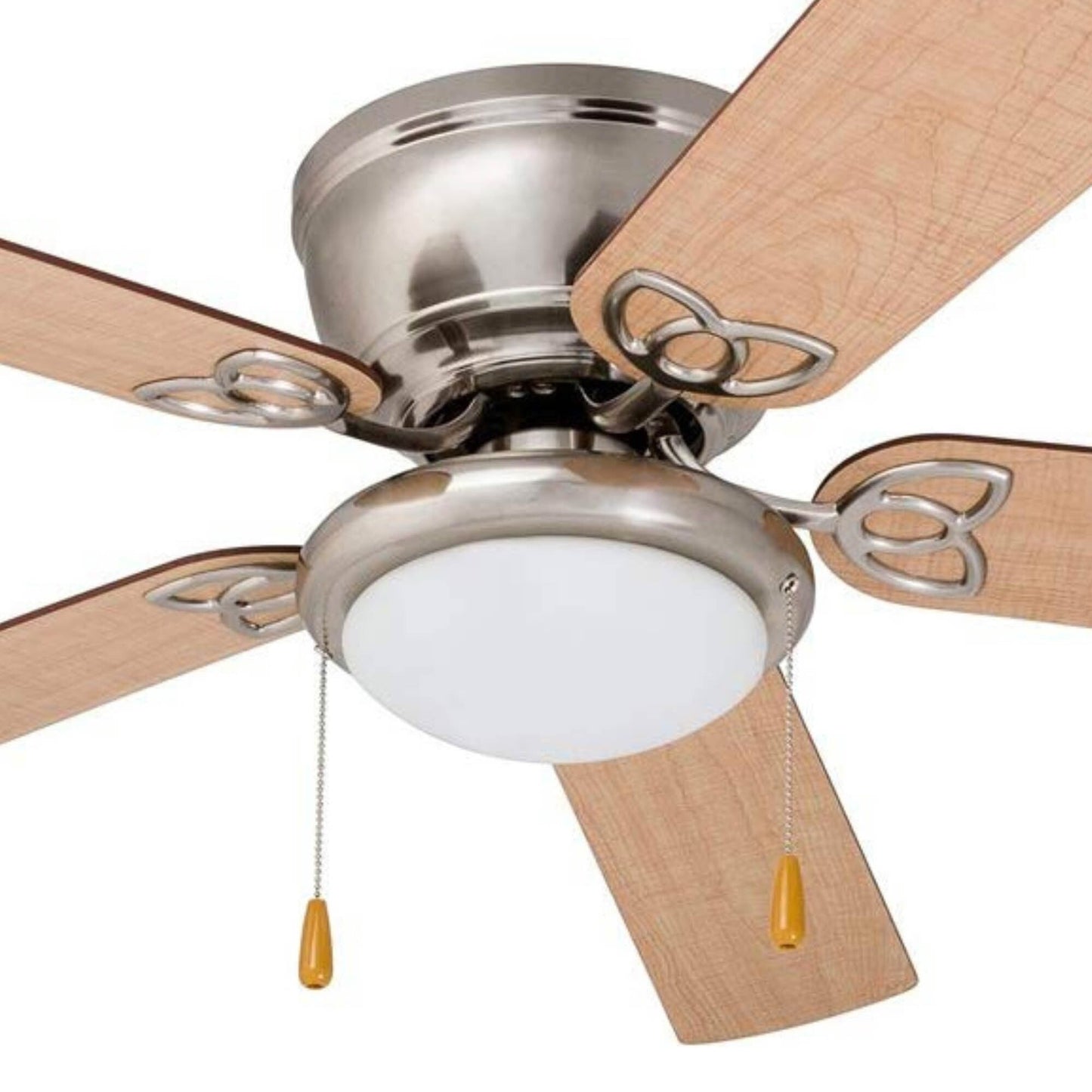 Ventilateur de plafond LED d'intérieur traditionnel Prominence Home Benton avec lumière et chaînes de traction