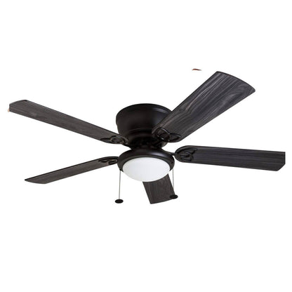 Ventilateur de plafond LED d'intérieur traditionnel Prominence Home Benton avec lumière et chaînes de traction