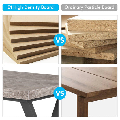 Bureau d'ordinateur robuste 55 pouces, bureau de bureau