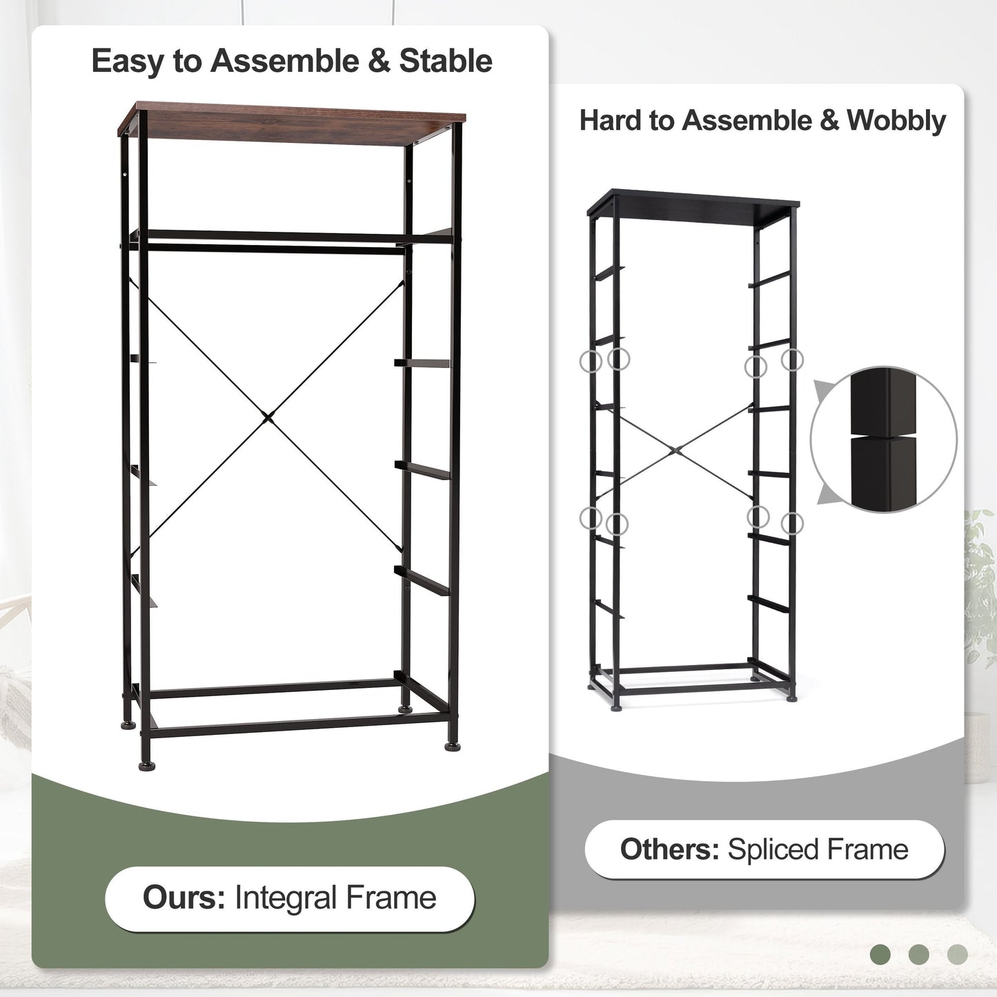Commode verticale à 6 tiroirs de Crestlive Products