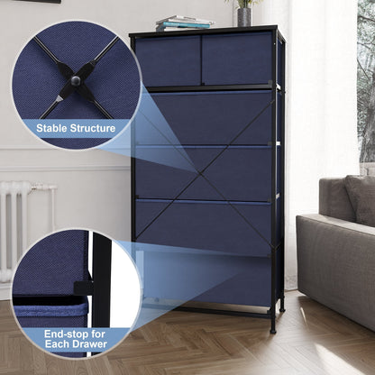 Commode verticale à 6 tiroirs de Crestlive Products