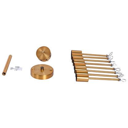 Plafonnier semi-encastré Spoutnik noir/doré pour salon, cuisine, bureau, chambre à coucher, hall d'entrée