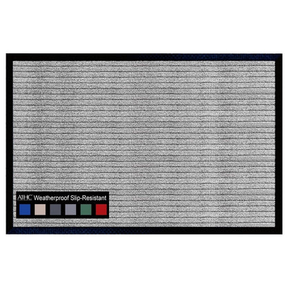 A1HC Nouveau paillasson en caoutchouc polypropylène durable et polyvalent Paillasson intérieur/extérieur toutes saisons
