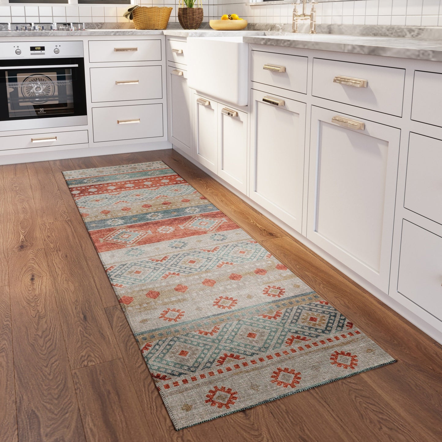 Tapis lavable Addison intérieur/extérieur Yuma Southwest Boho